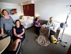 chemo@home in a HOTEL! As seen on Channel 7 news!