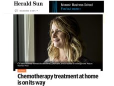 Chemo@home on its way to Melbourne